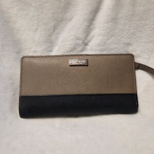 Kate Spade Staci Colorblock Large Slim Bifold Wallet